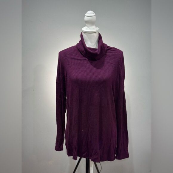 Burgundy Sanctuary Turtleneck Sweater Size S EUC - Picture 1 of 6